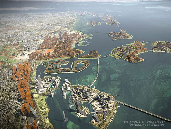 The Future Master Plan of the Kingdom of Bahrain - Muharraqi Studios