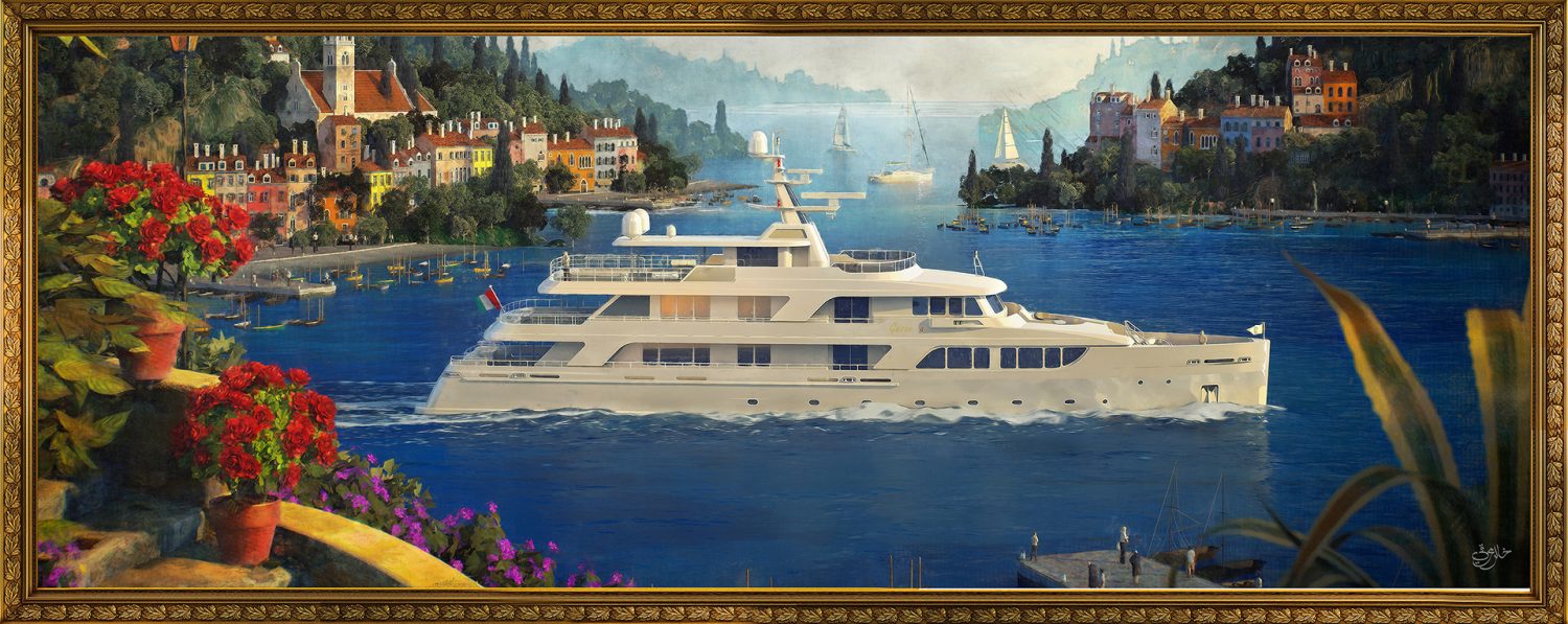 superyacht painting